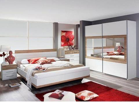 rauch Slaapkamerserie Tarragona Bed met voetenbankje(set, 4 stuks )