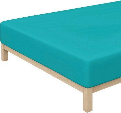 Merkloos Schlafgut Jersey Stretch Hoeslaken Extra Hoog 2 persoons(120/130x200/220 Cm )