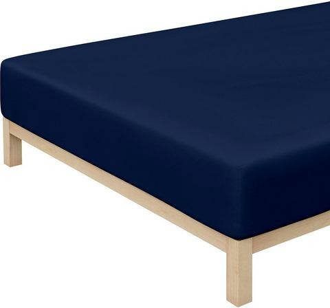 Merkloos Schlafgut Jersey Stretch Hoeslaken Extra Hoog Lits jumeaux(180/200x200/220 Cm )