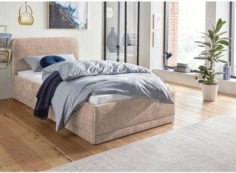 Westfalia Polsterbetten Bekleed ledikant met bedkist bij uitvoering met matras