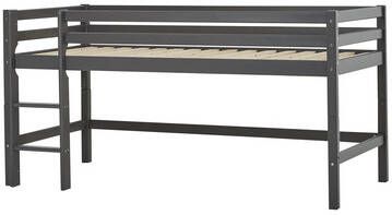 HOPPEKIDS Halfhoogslaper Basic gerookt pearl 90 x 200 cm