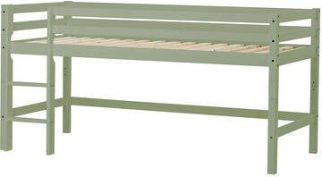HOPPEKIDS Halfhoogslaper Basic lichtgroen 90 x 200 cm