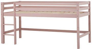 HOPPEKIDS Halfhoogslaper Basic lichtroze 90 x 200 cm