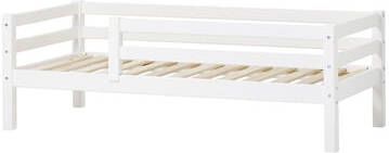 HOPPEKIDS Junior bed Basic wit 70 x 160 cm met bescherming tegen uitval