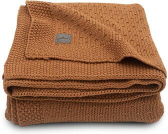 Jollein baby wiegdeken 75x100cm Bliss knit caramel