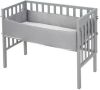 Roba ® Extra bed Safe Asleep® 2 in 1, Style taupe met matras, hoofdbeschermer en veiligheidsbarrière online kopen