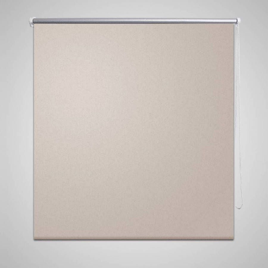 VIDAXL Rolgordijn verduisterend 60 x 120 cm beige