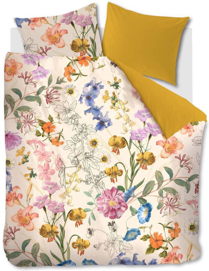 Beddinghouse katoensatijnen dekbedovertrek lits jumeaux(dekbedovertrek 240x220 cm )