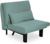 Beter Bed Select Slaapbank Chicago 80 x 195, 5 x 40, 5 cm blauw/groen online kopen