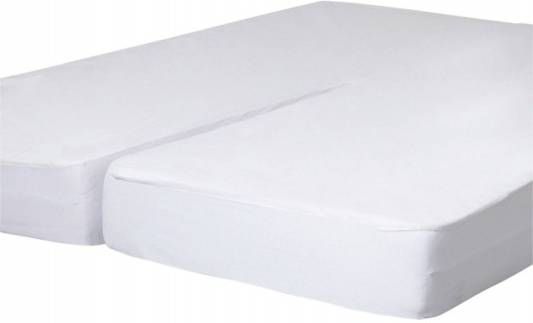 Golden Crown katoenen molton splittopper Wit