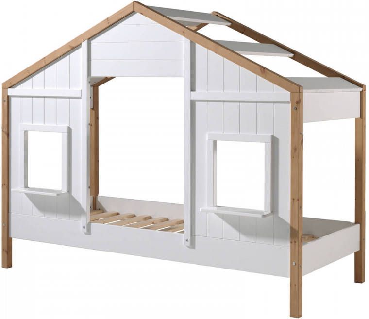 Vipack Kinderledikant Babs Bedhuis met lattenbodem, naar keuze onderbedlade