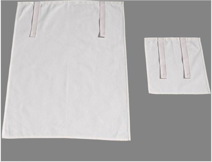 Vipack set gordijntjes Noah crème 85x89, 5x125 cm Leen Bakker