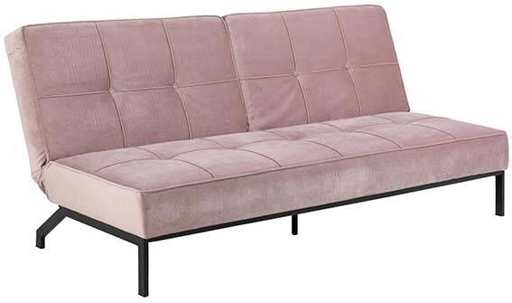 Bendt Slaapbank 'Maja' Velvet, kleur Dusty Rose