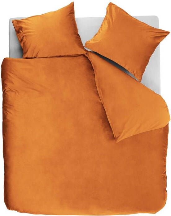 At Home Tender Dekbedovertrek Lits jumeaux(240x200/220 Cm + 2 Slopen) Katoen Satijn Terra